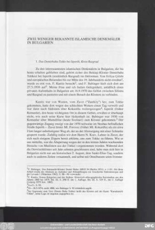 Zwei Weniger Bekannte Islamische Denkmäler In Bulgarien