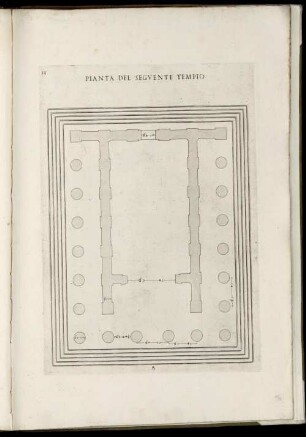 Pianta Del Seguente Tempio.