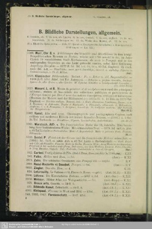 B. Bildliche Darstellungen, allgemein