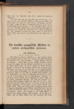 Die Deutsche Evangelische Mission in unsern Afrikanischen Kolonien
