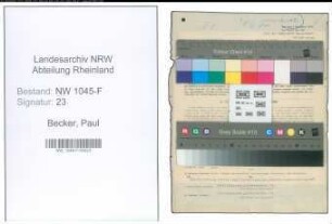 Entnazifizierung Paul Becker , geb. 15.04.1910 (Finanzbeamter)