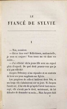 Le fiancé de Sylvie
