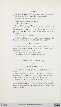 Séance du 6 mars 1914
