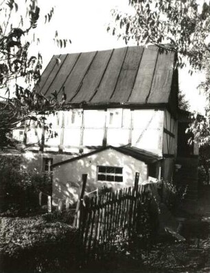 Nentmannsdorf. Wohnhaus Nummer 19 (um 1800). Hofansicht