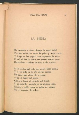 La siesta