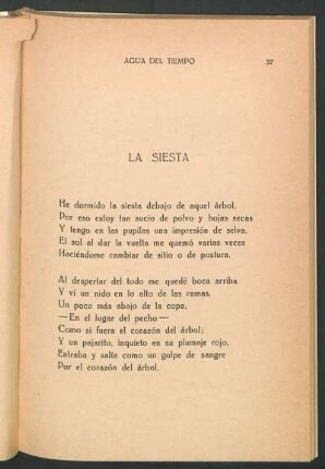 La siesta