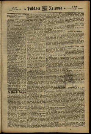Zweite Ausgabe vom Montag, den 07. Oktober 1912.