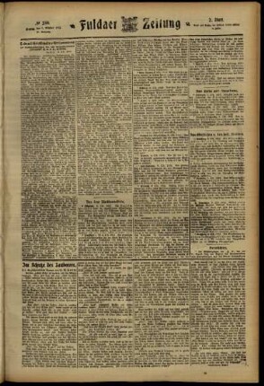 Zweite Ausgabe vom Montag, den 07. Oktober 1912.