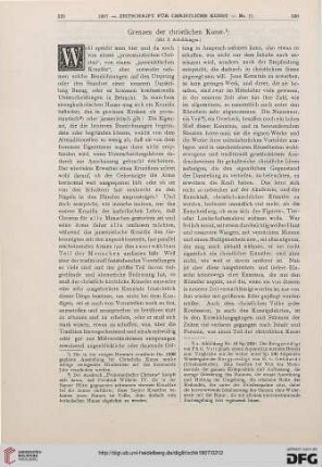 Grenzen der christlichen Kunst, [2]
