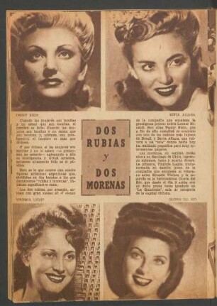 Dos rubias y dos morenas
