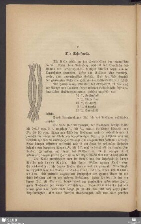 IV. Die Schafwolle