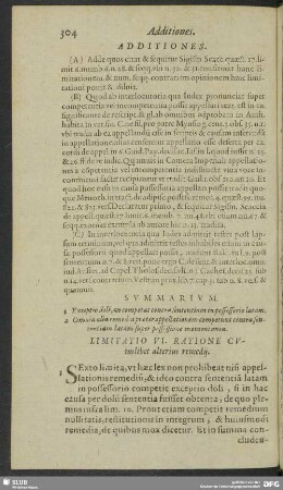 Limitatio VI. Ratione Cuiuslibet alterius remedii