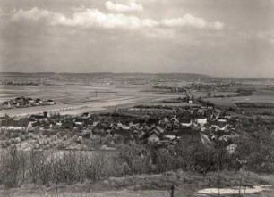 Spaargebirge bei Meißen. Sörnewitz , Brockwitz und Coswig von der Boselspitze