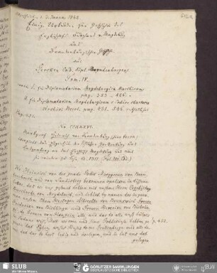 Einige Urkunden zur Geschichte des Erzbischofs Burchard v. Magdeburg und Brandenburgischen Geschichte