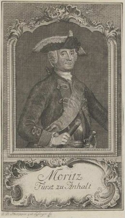 Bildnis von Moritz, Fürst zu Anhalt