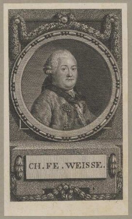 Bildnis des Ch. Fe. Weisse