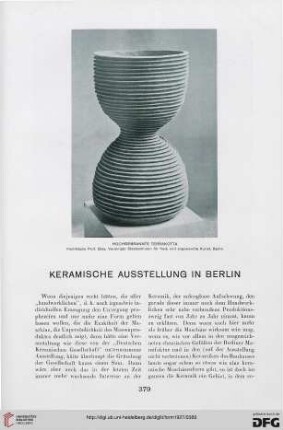 2: Keramische Ausstellung in Berlin