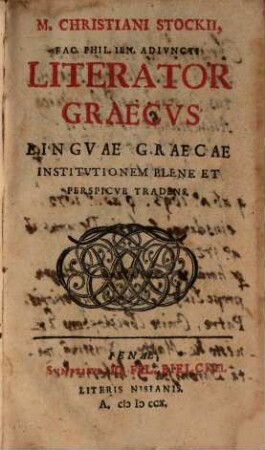 Literator graecus