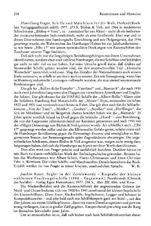 Prager, Hans Georg :: Blohm + Voss, Schiffe und Maschinen für die Welt : Herford, Koehler, 1977