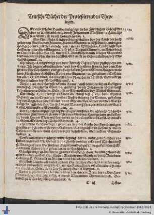 Teutsche Bücher der Protestierenden Theologen.