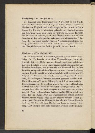 Königsberg i.Pr., 18. Juli 1939