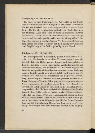 Königsberg i.Pr., 18. Juli 1939