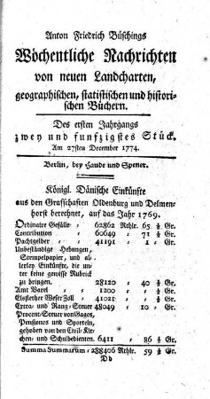Zwey und fünfzigstes Stück