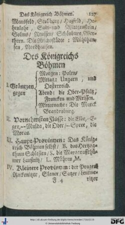 Böhmen; Dännemarck; Norwegen; Schweden.