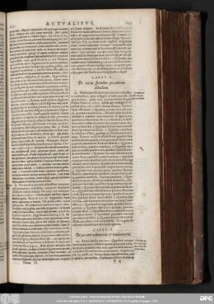Caput V. De variis speciebus peccatorum actualium.