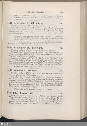 175. 1533, September 9. Wittenberg