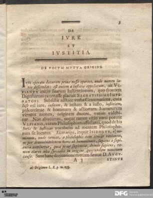 De Ivre Et Ivstitia