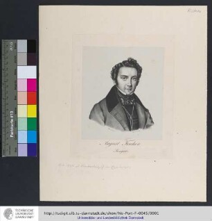 August Fischer / Sänger / Gez. v. Hahn ; Lith. v. Bartsch : Sänger