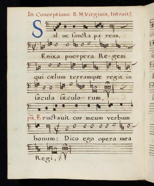 72v - 73r Salue sancta parens