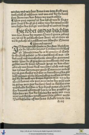 Das büchlin von sant Anna