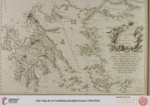 Carte de la Grèce moderne