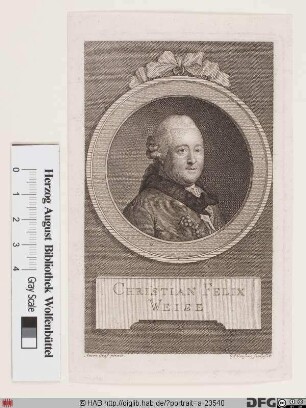 Bildnis Christian Felix Weiße