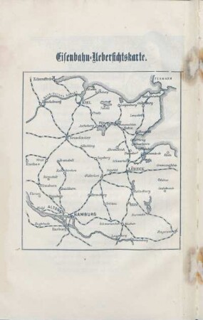 Eisenbahn-Uebersichtskarte.