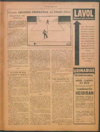 Pequeños grandes problemas del foot-ball [Dibujo] : Penaltykick mal ejecutado