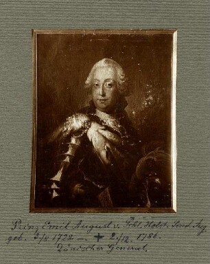 Emil August(1722-1786) Prinz von Schleswig - Holstein - Sonderburg - Augustenburg