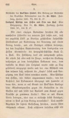 692-695 [Rezension] Ehses, Stephan, Geschichte der Pack'schen Händel