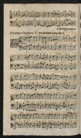 Partitura Organica. V. Die allersüssest Lieb du bist, [et]c.
