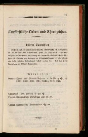 Kurfuerstliche Orden und Ehrenzeichen.
