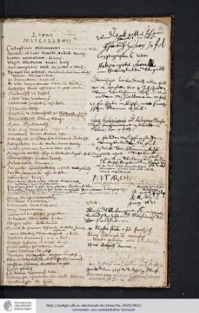 Libri Miscellanei
