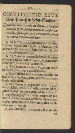 Constitutio XXVII.