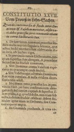 Constitutio XXVII.