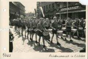 Kundgebung zur 750-Jahr-Feier des Mansfelder Kupferschieferbergbaus in Eisleben