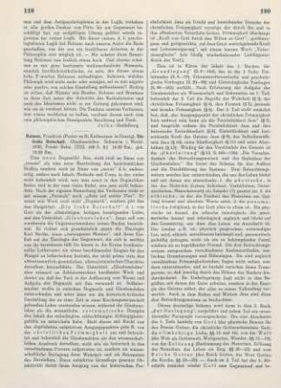 119-122 [Rezension] Reimer, Friedrich, Die frohe Botschaft