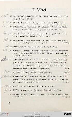 B. Möbel (Nr. 53-82)
