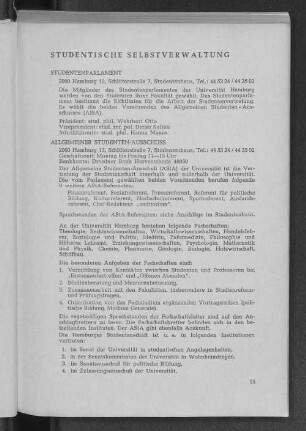 Studentische Selbstverwaltung