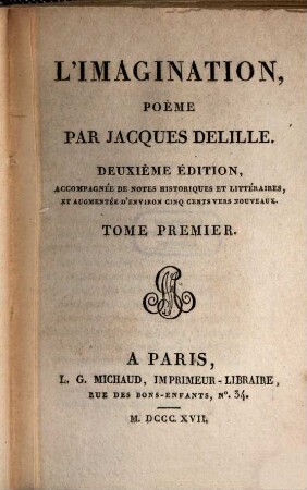 L' imagination : poëme, 1